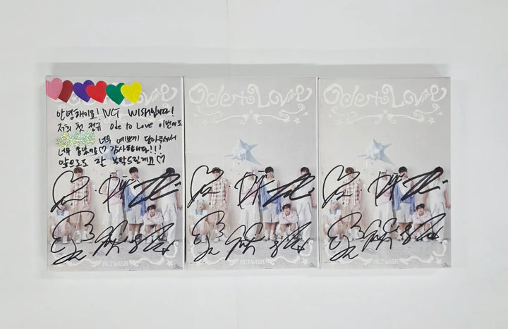NCT WISH "Ode to Love" - Hand Autographed(Signed) Promo Album [26.04.27]