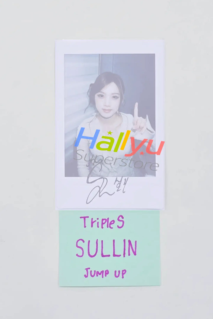 SULLIN (of TripleS) - Hand Autographed(Signed) Polaroid [26.04.27]