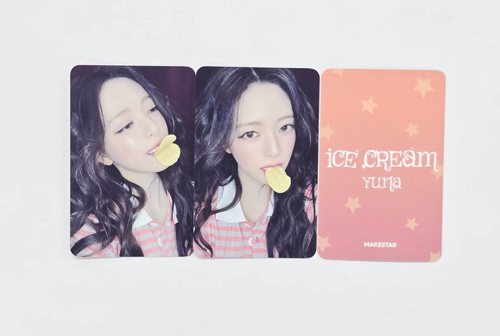 YUNA (of ITZY) "Ice Cream" - Makestar Fansign Event Photocard R3 [26.04.30]