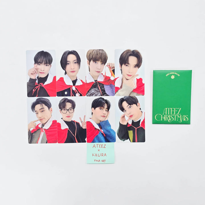 Ateez - Ateez x Kaura 2023 Christmas Photocard Set (8ea) [26.04.30]