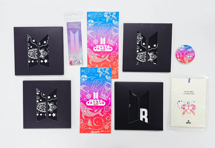 BTS "Festa" - 2025 ARMY Zone Bandana &amp; Photocards Set (7EA) [26.04.30]
