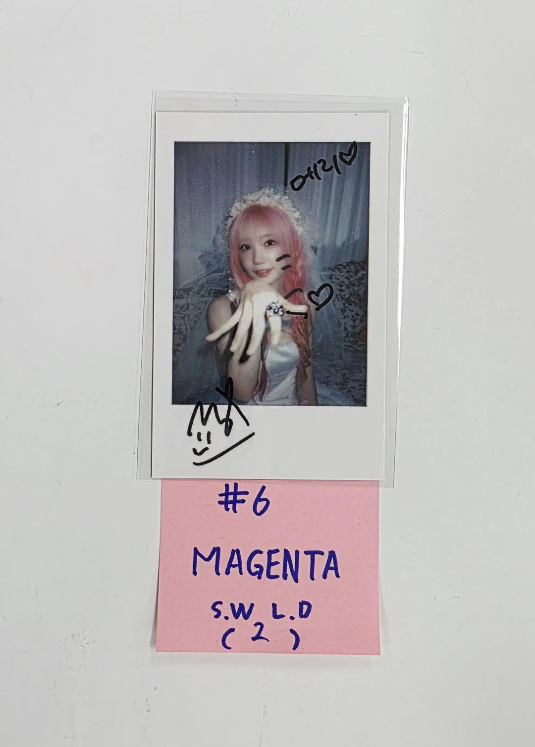 QWER "CEREMONY" - POP-UP Store Soundwave Lucky Draw Event Photocard, Polaroid type Photocard [26.05.04]