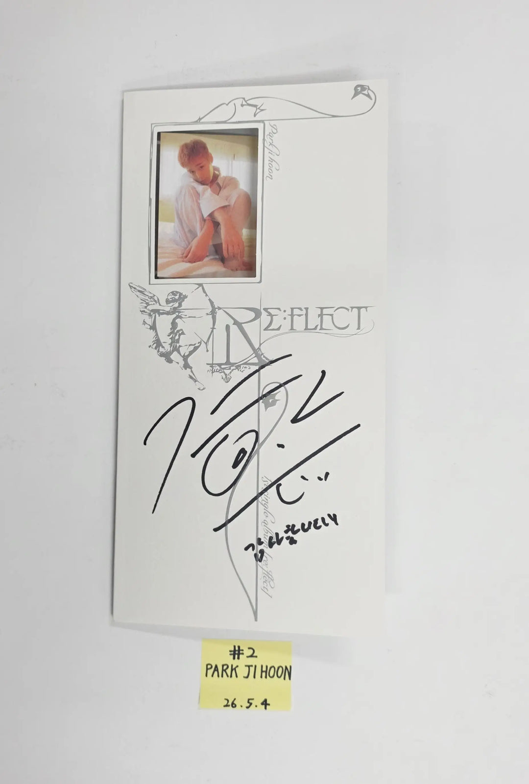 PARK JIHOON "RE:FLECT" - Hand Autographed(Signed) Promo Album [26.05.04]