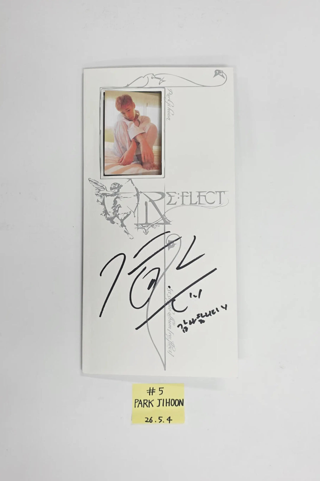 PARK JIHOON "RE:FLECT" - Hand Autographed(Signed) Promo Album [26.05.04]
