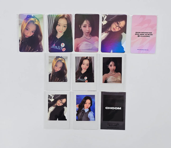 BABYMONSTER "CHOOM" - YG Select Gacha Event Hologram Photocard, Polaroid type Photocard [26.05.06]