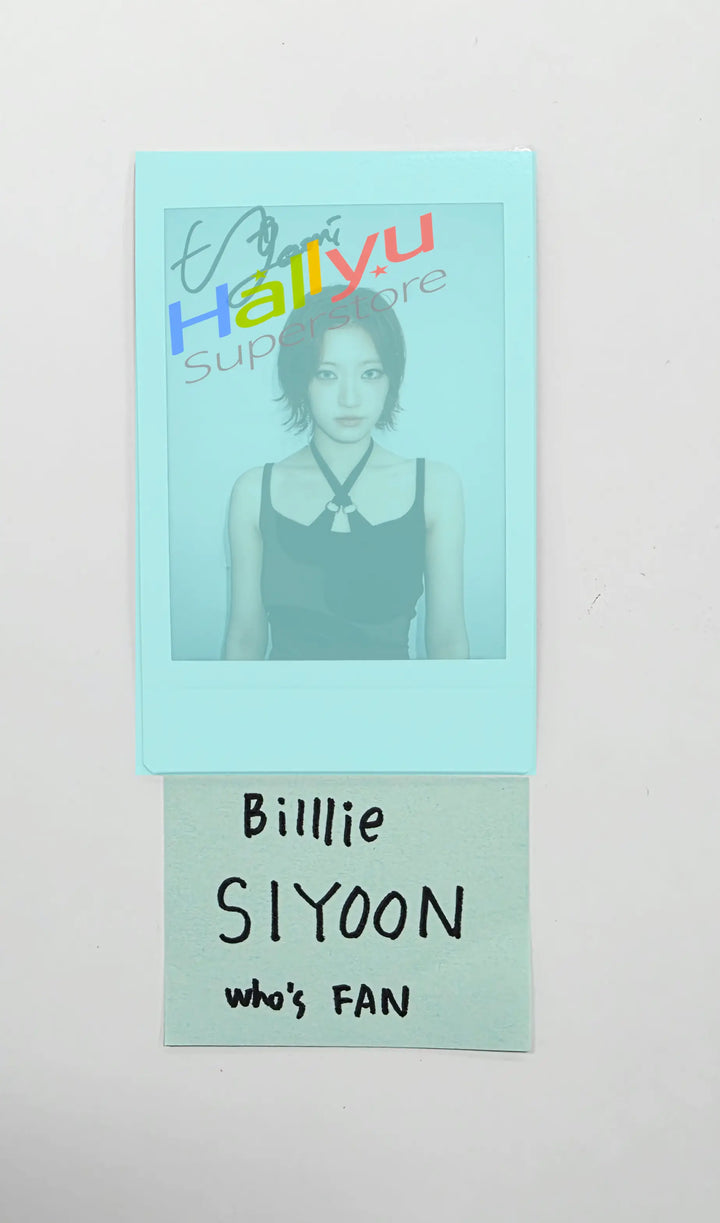 SIYOON (of Billlie) - Hand Autographed(Signed) Polaroid [26.05.07]