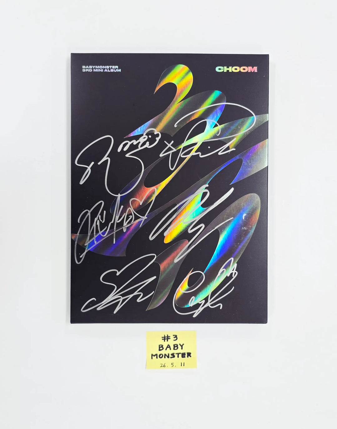 BABYMONSTER "CHOOM" - Hand Autographed(Signed) Promo Album  [26.05.11]