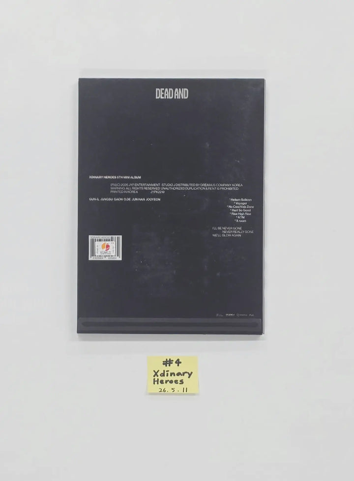 Xdinary Heroes "DEAD AND" - Hand Autographed(Signed) Promo Album [26.05.11]