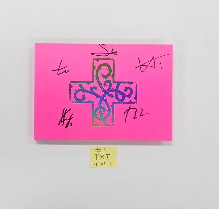 TXT "7TH YEAR: 가시덤불에 잠시 바람이 멈췄을 때 " - Hand Autographed(Signed) Promo Album [26.05.11]