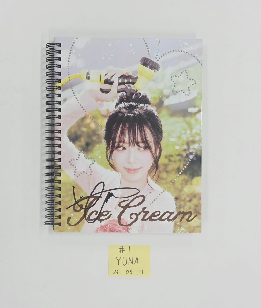 YUNA (of ITZY) "Ice Cream" - Hand Autographed(Signed) Promo Album [26.05.11]