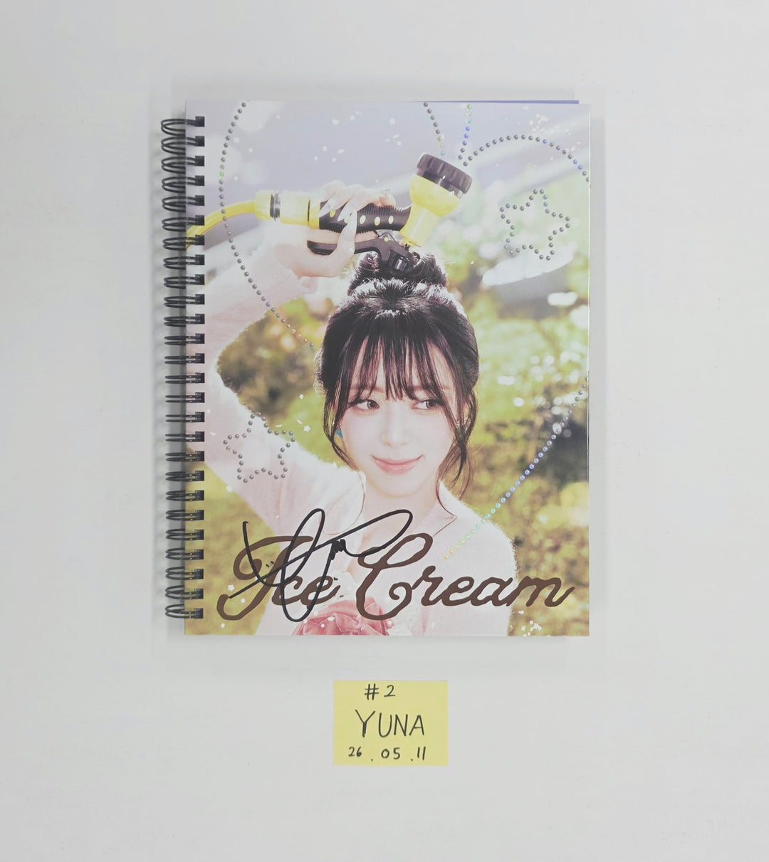 YUNA (of ITZY) "Ice Cream" - Hand Autographed(Signed) Promo Album [26.05.11]