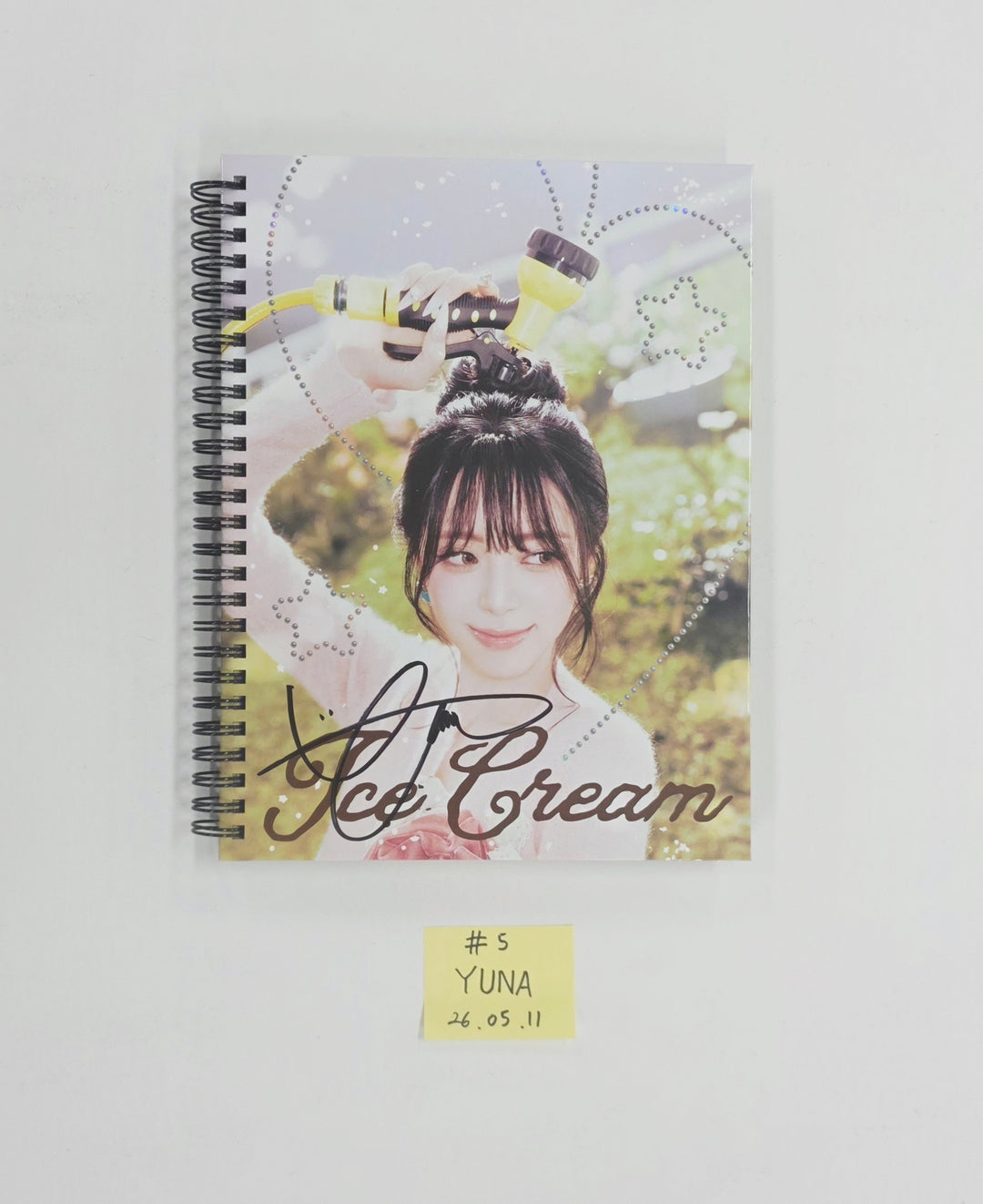 YUNA (of ITZY) "Ice Cream" - Hand Autographed(Signed) Promo Album [26.05.11]