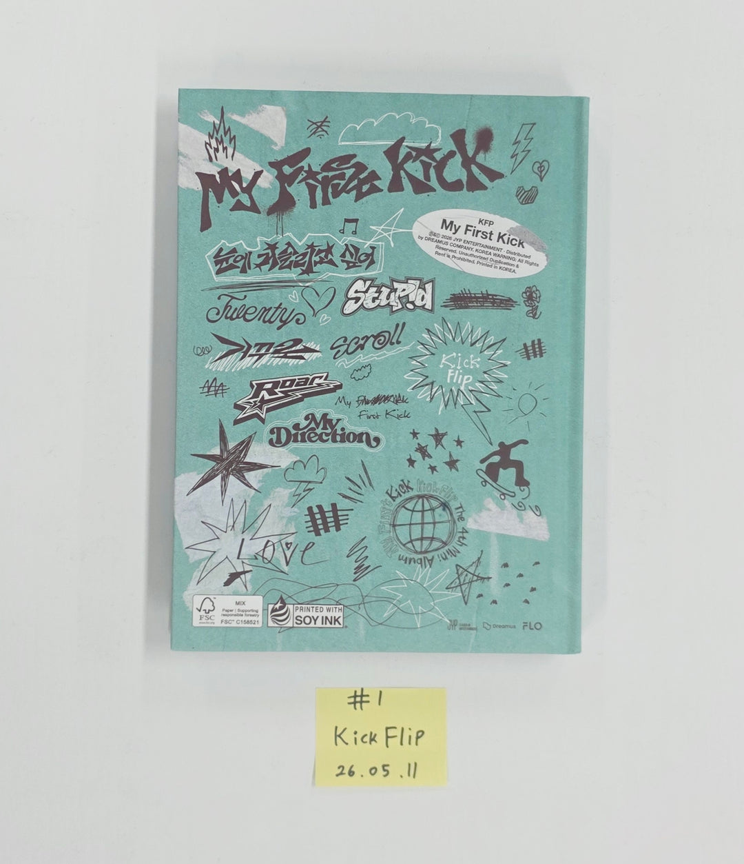 KickFlip "My First Kick" - Hand Autographed(Signed) Promo Album [26.05.11]