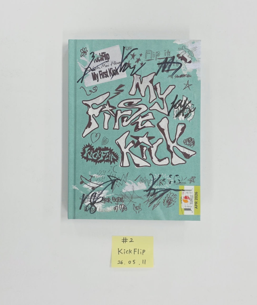 KickFlip "My First Kick" - Hand Autographed(Signed) Promo Album [26.05.11]