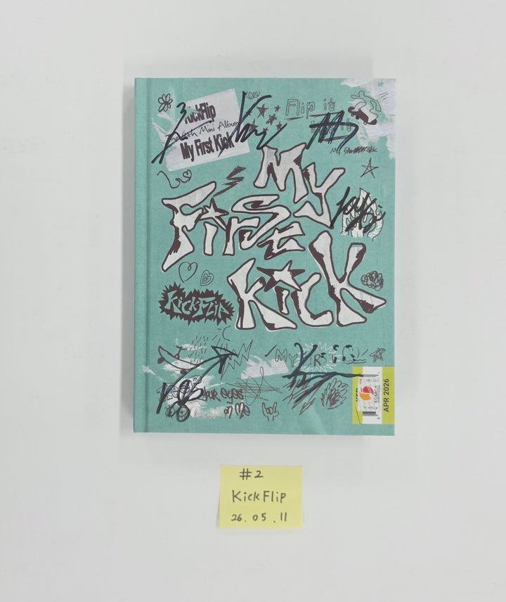 KickFlip "My First Kick" - Hand Autographed(Signed) Promo Album [26.05.11]
