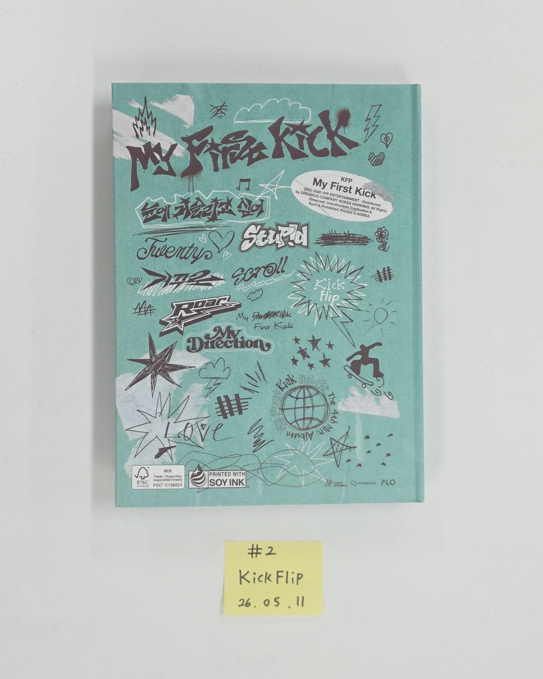 KickFlip "My First Kick" - Hand Autographed(Signed) Promo Album [26.05.11]