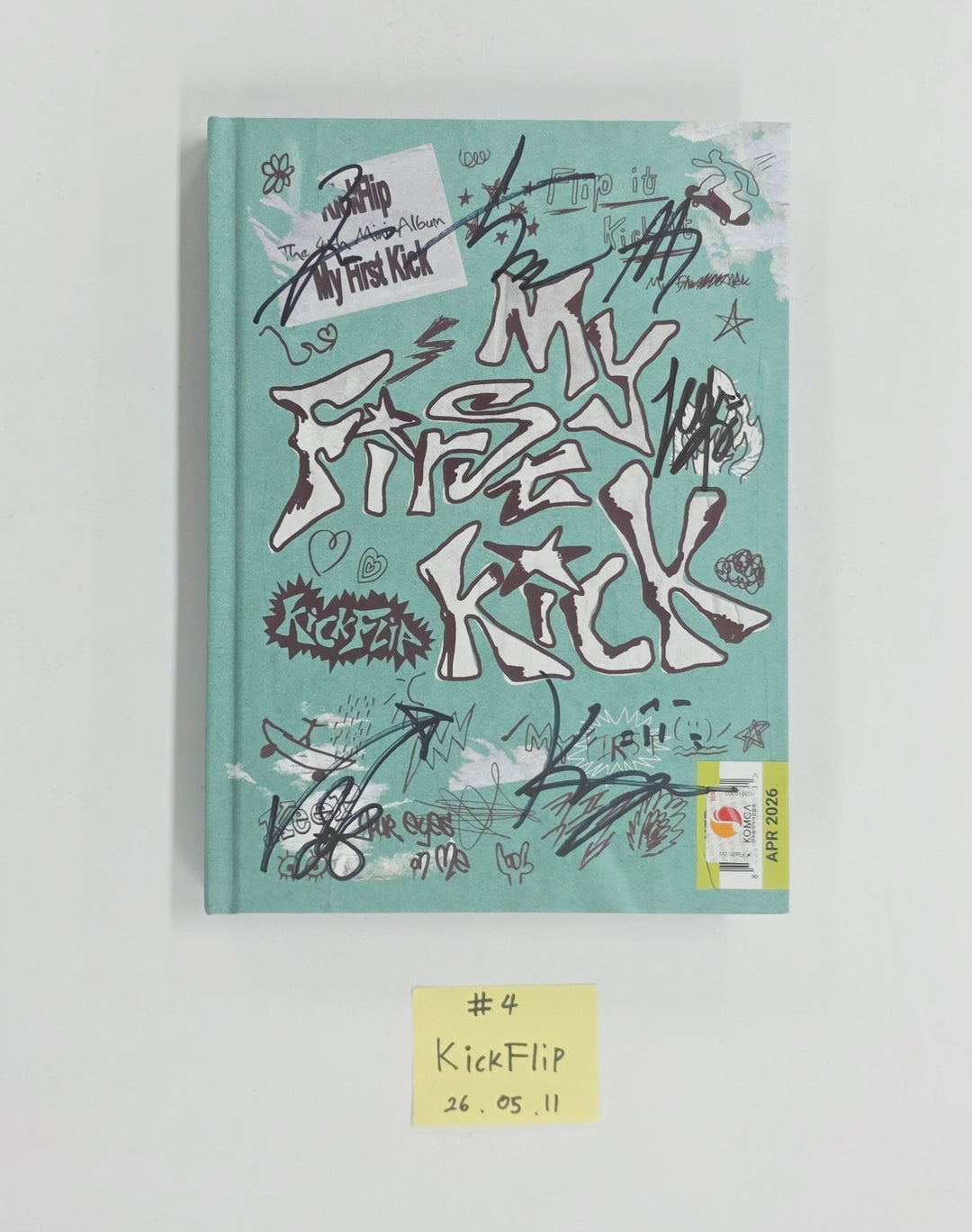 KickFlip "My First Kick" - Hand Autographed(Signed) Promo Album [26.05.11]