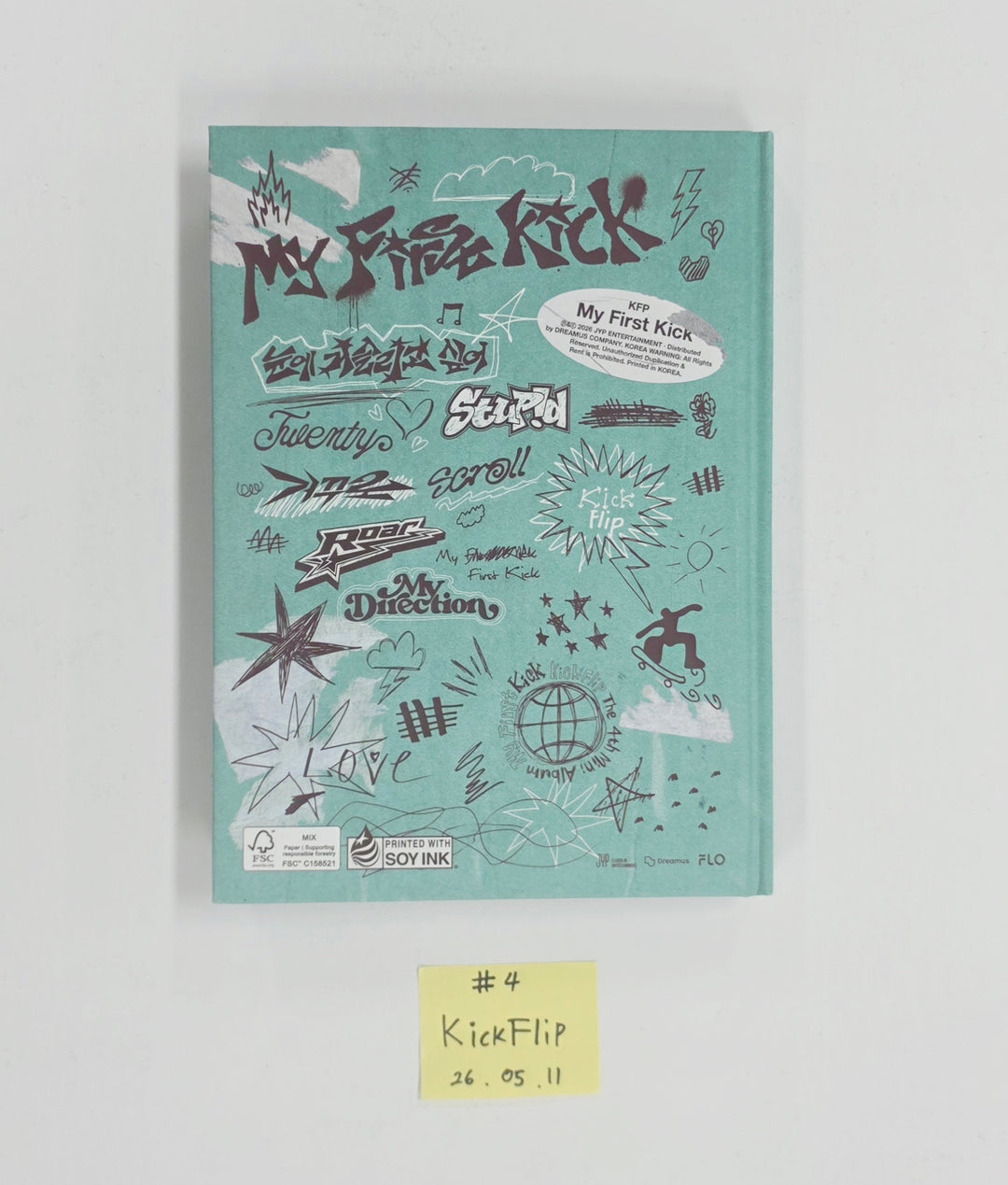 KickFlip "My First Kick" - Hand Autographed(Signed) Promo Album [26.05.11]