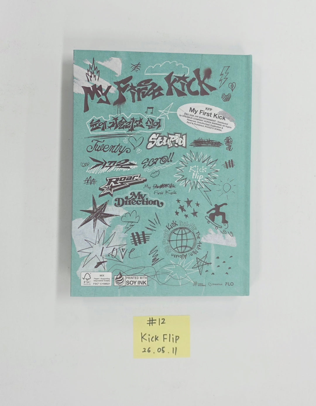 KickFlip "My First Kick" - Hand Autographed(Signed) Promo Album [26.05.11]