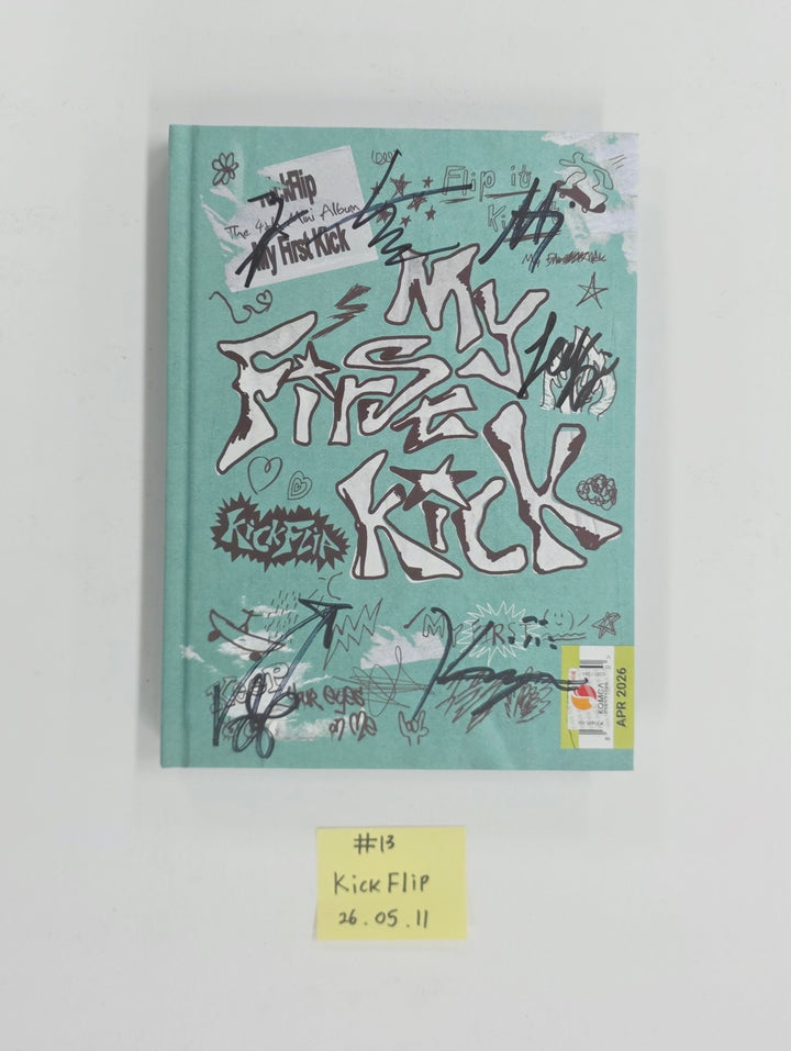 KickFlip "My First Kick" - Hand Autographed(Signed) Promo Album [26.05.11]