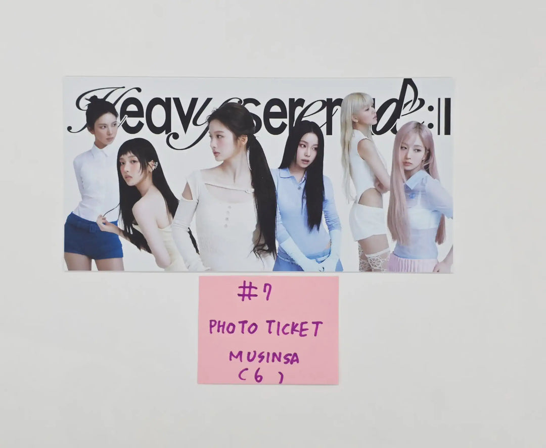 NMIXX "Heavy Serenade" - MUSINSA Event Photocard, photo Ticket [26.05.13]