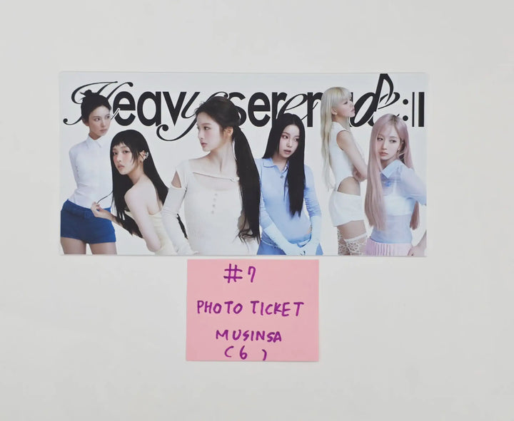 NMIXX "Heavy Serenade" - MUSINSA Event Photocard, photo Ticket [26.05.13]