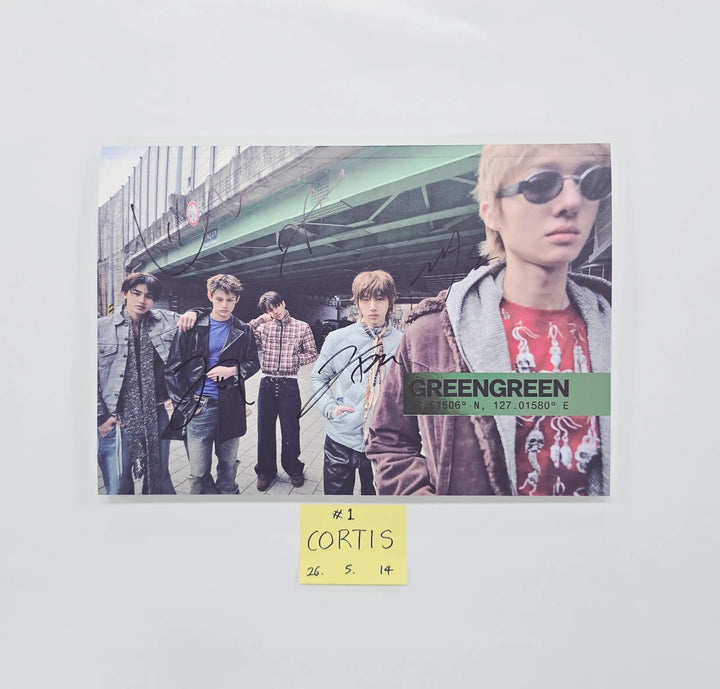 CORTIS The 2nd EP "GREENGREEN" - Hand Autographed(Signed) Promo Album [26.05.14]