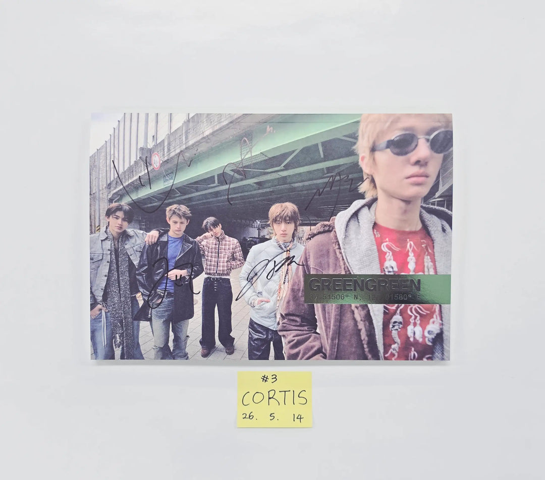 CORTIS The 2nd EP "GREENGREEN" - Hand Autographed(Signed) Promo Album [26.05.14]