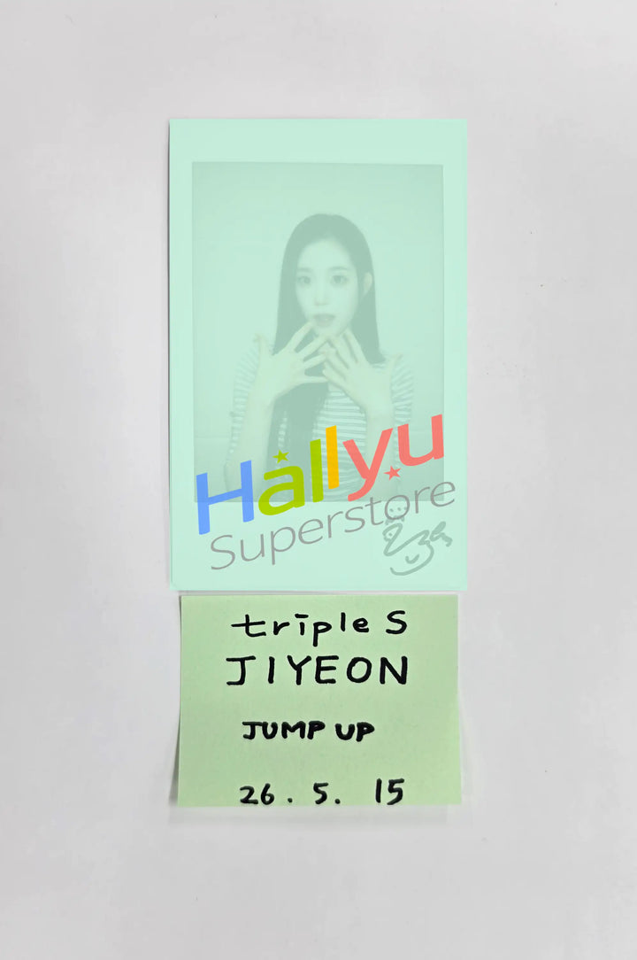 JiYeon (of TripleS) - Hand Autographed(Signed) Polaroid [26.05.15]