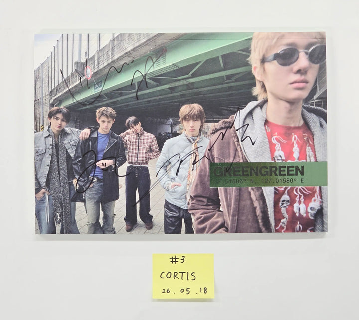 CORTIS The 2nd EP "GREENGREEN" - Hand Autographed(Signed) Promo Album [26.05.18]