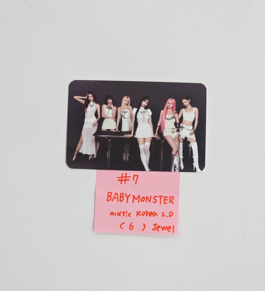 BABYMONSTER "CHOOM" - Music Korea Lucky Draw Event Photocard (Jewel ver.) [26.05.18]