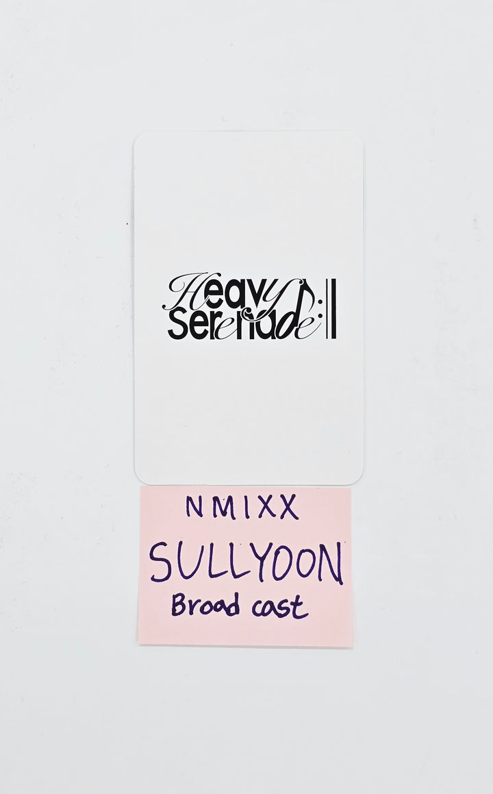 SULLYOON (of NMIXX) - Broadcast Photocard [26.05.18]