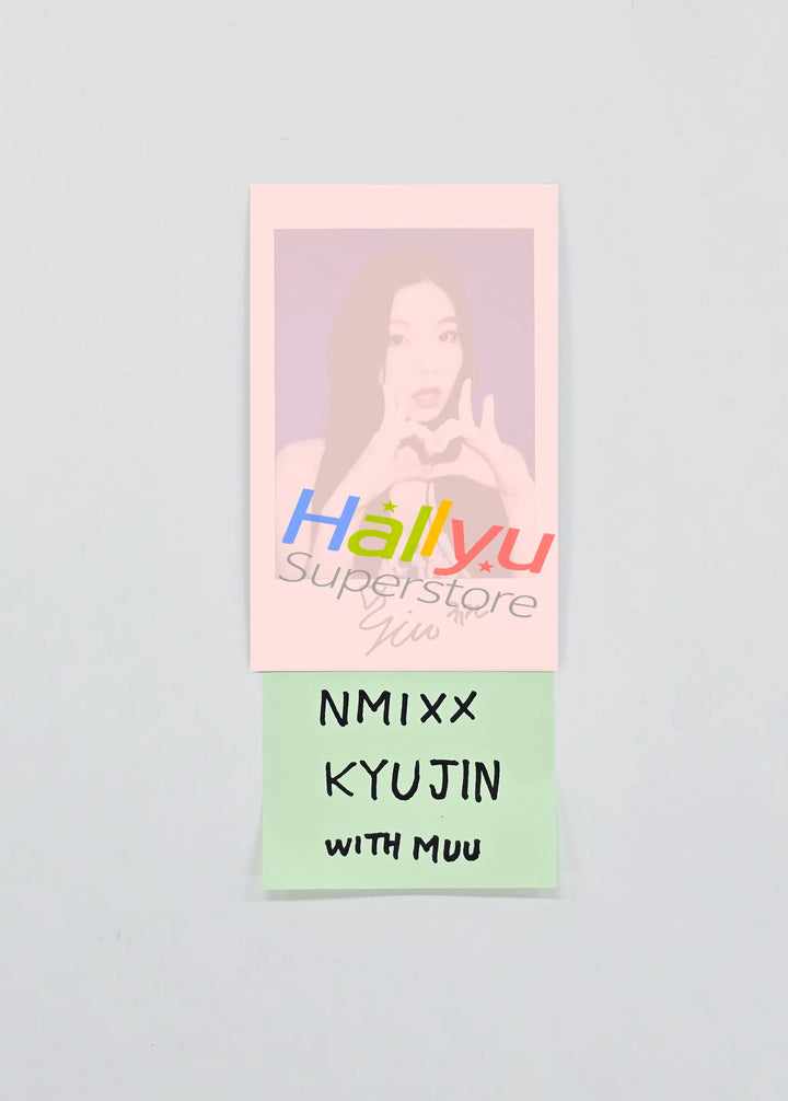 KYUJIN (of NMIXX) - Hand Autographed(Signed) Polaroid [26.05.20]