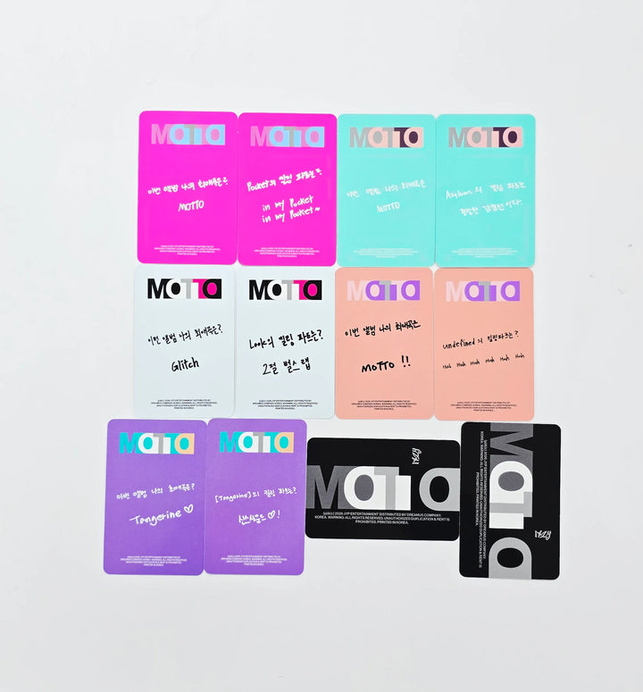 ITZY "Motto" - Official Photocard (Member Ver.) [26.05.20][Restocked505/26]