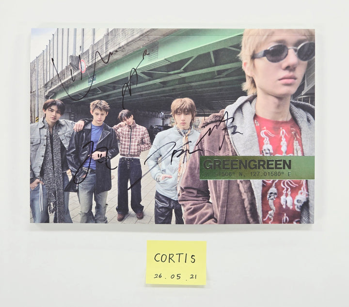 CORTIS The 2nd EP "GREENGREEN" - Hand Autographed(Signed) Promo Album [26.05.21]