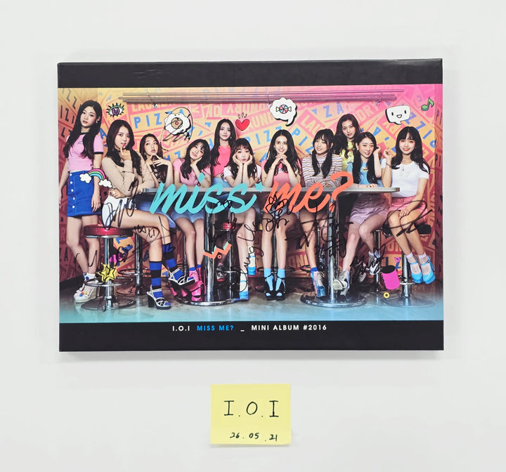 I.O.I "Miss Me?" - Hand Autographed(Signed) Promo Album [26.05.21]