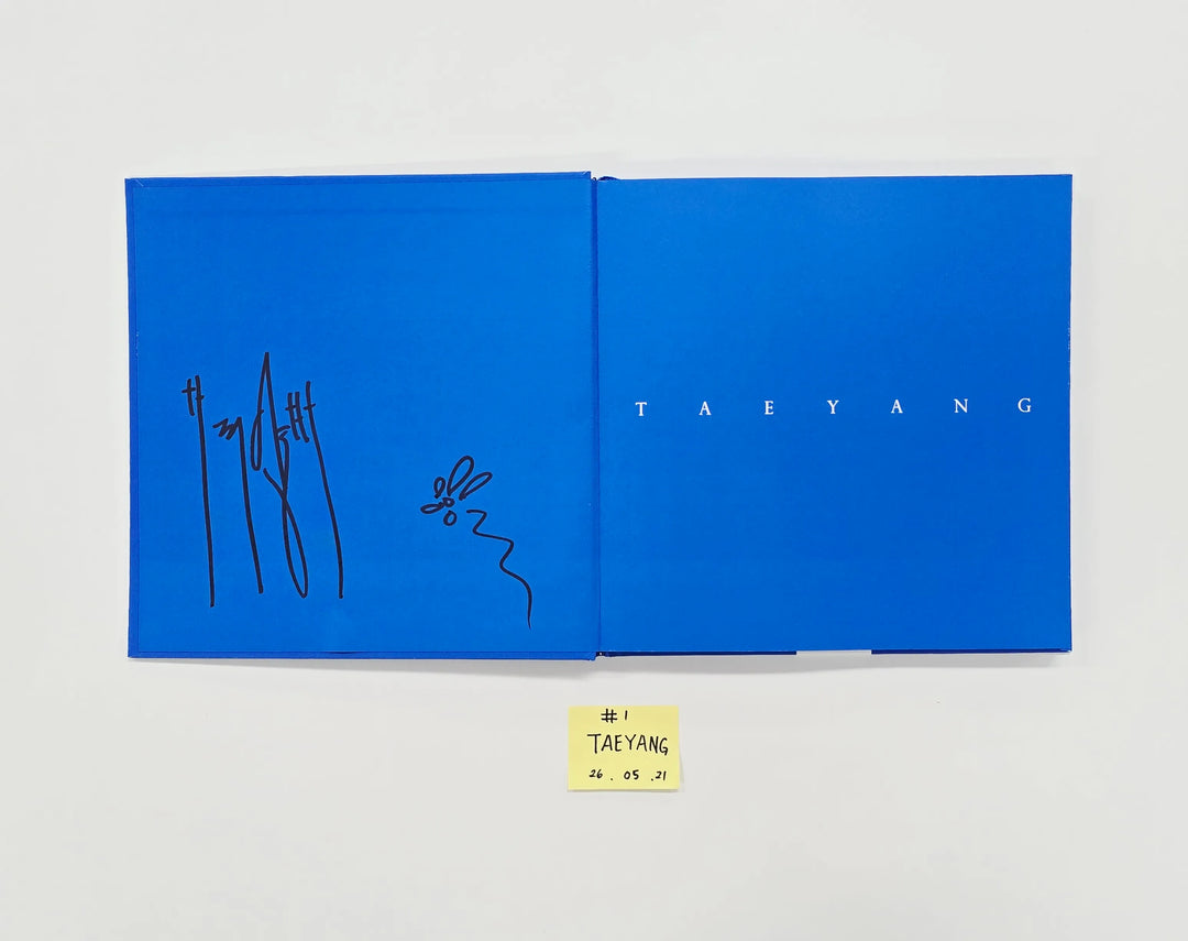 TAEYANG (of Bigbang)"QUINTESSENCE" - Hand Autographed(Signed) Promo Album [26.05.21]