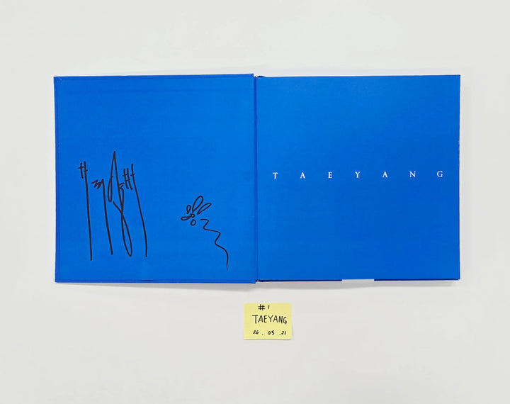 TAEYANG (of Bigbang)"QUINTESSENCE" - Hand Autographed(Signed) Promo Album [26.05.21]