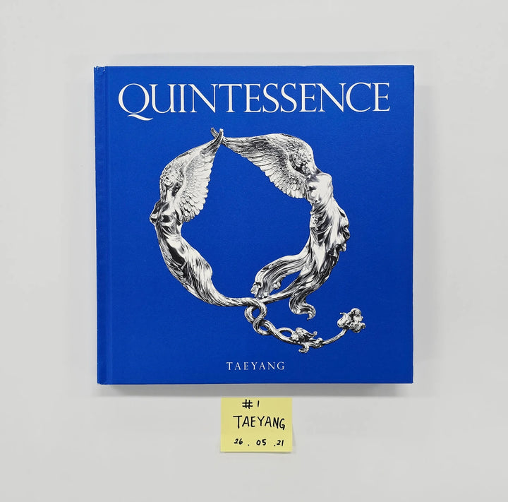 TAEYANG (of Bigbang)"QUINTESSENCE" - Hand Autographed(Signed) Promo Album [26.05.21]