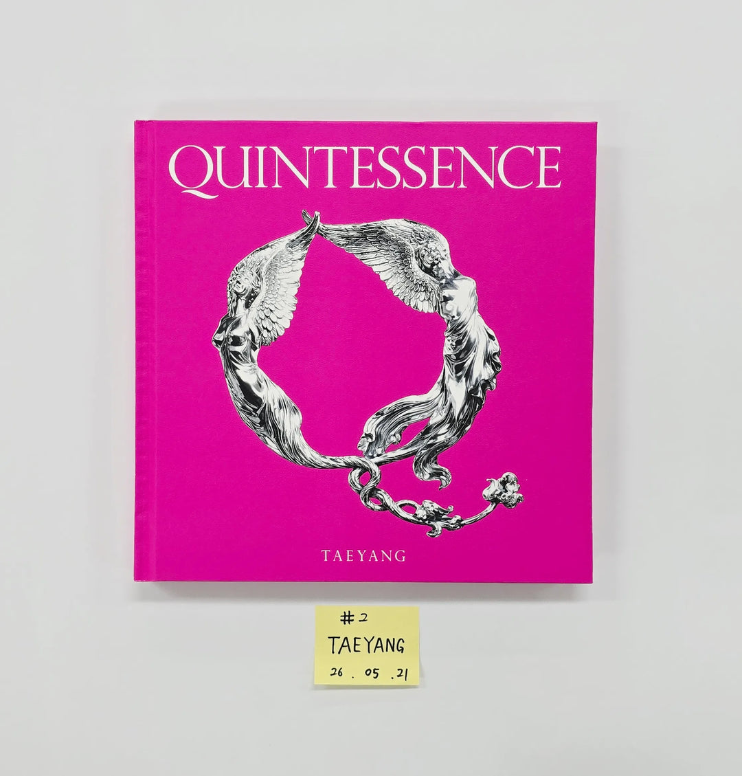 TAEYANG (of Bigbang)"QUINTESSENCE" - Hand Autographed(Signed) Promo Album [26.05.21]