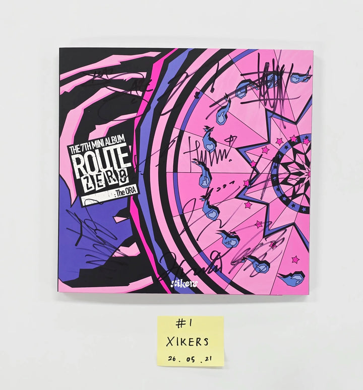 xikers "ROUTE ZERO : The ORA" - Hand Autographed(Signed) Promo Album [26.05.21]