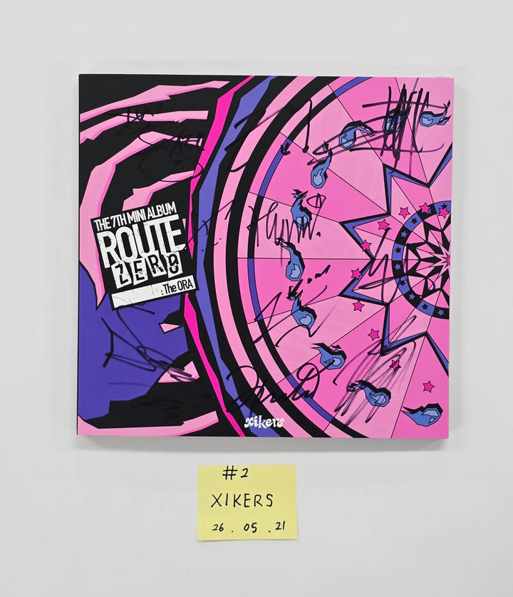 xikers "ROUTE ZERO : The ORA" - Hand Autographed(Signed) Promo Album [26.05.21]