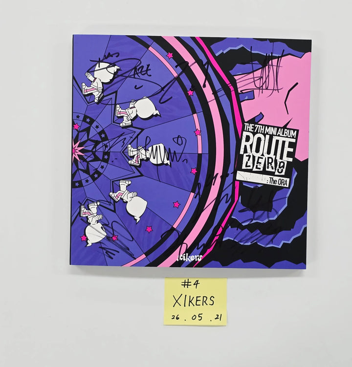 xikers "ROUTE ZERO : The ORA" - Hand Autographed(Signed) Promo Album [26.05.21]