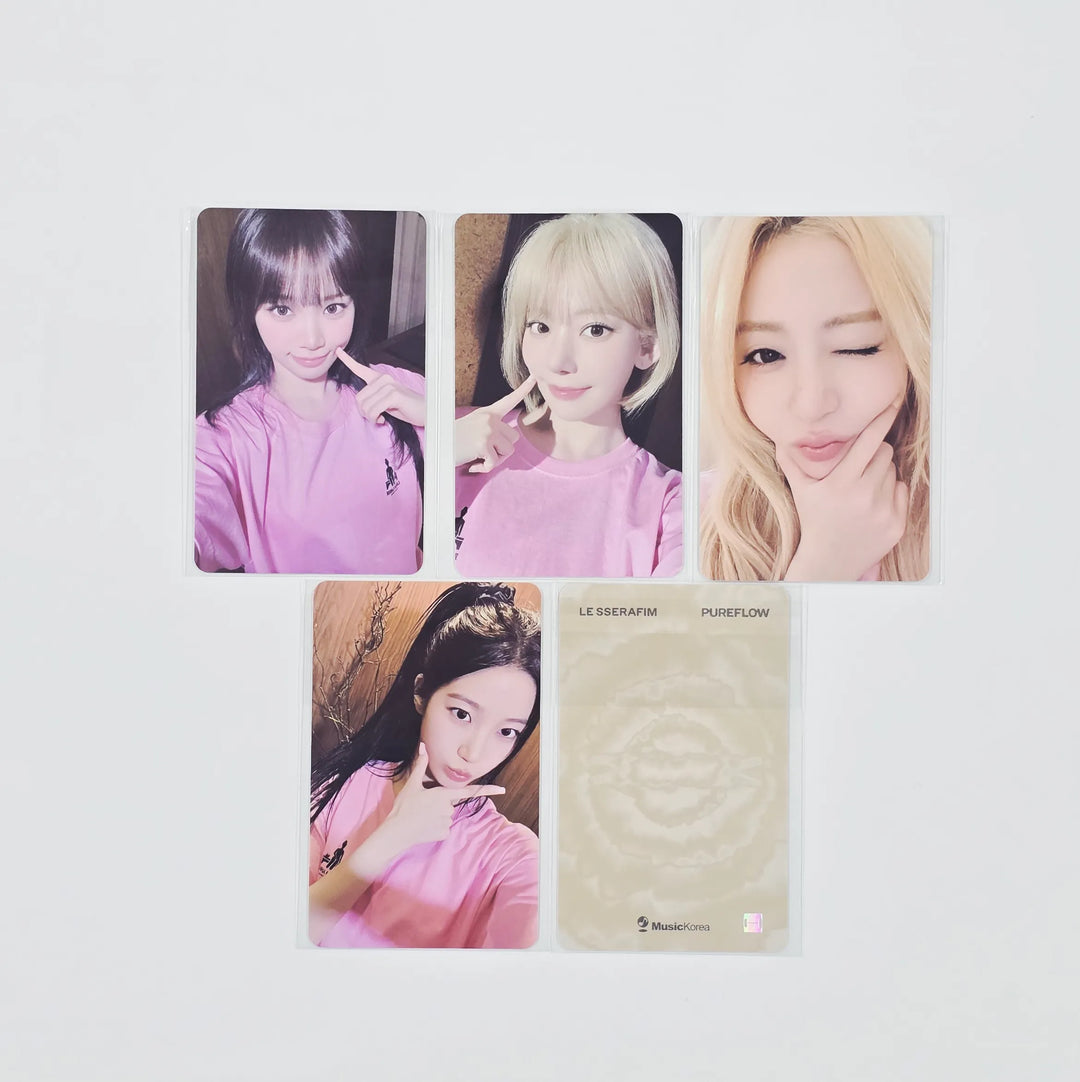 LE SSERAFIM "PUREFLOW" - Music Korea Lucky Draw Event Photocard [26.05.22]