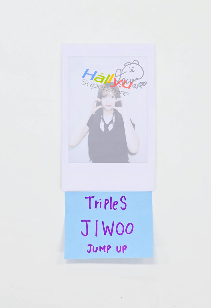 JiWoo (of TripleS) - Hand Autographed(Signed) Polaroid [26.05.26]