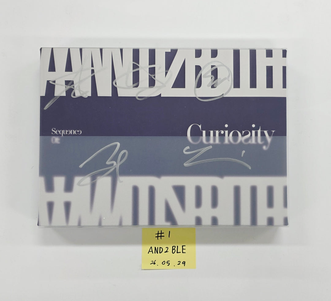 AND2BLE "Sequence 01: Curiosity" - Hand Autographed(Signed) Promo Album [26.05.29]