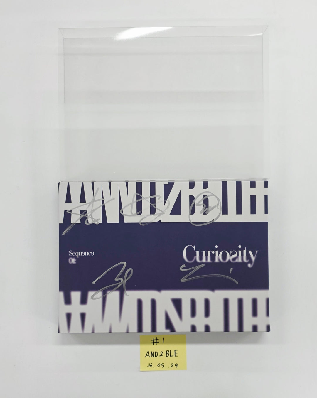 AND2BLE "Sequence 01: Curiosity" - Hand Autographed(Signed) Promo Album [26.05.29]