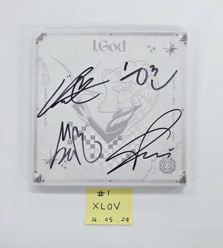 XLOV "I,God" - Hand Autographed(Signed) Promo Album [26.05.29]