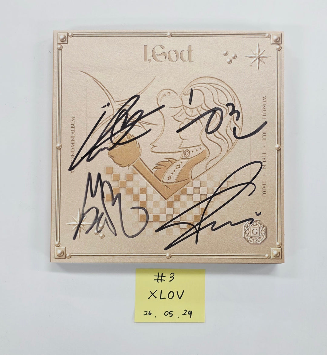 XLOV "I,God" - Hand Autographed(Signed) Promo Album [26.05.29]