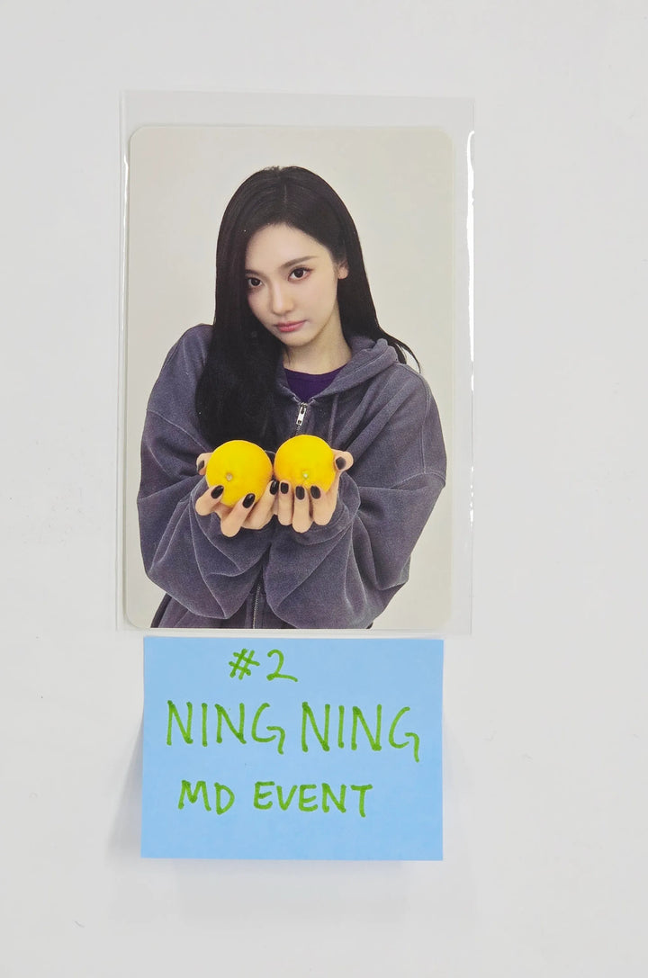 Aespa - "aespa WEEK - MAKE IT LEMONADE" POP-UP Store Official MD Event Photocard (2) [26.05.29]